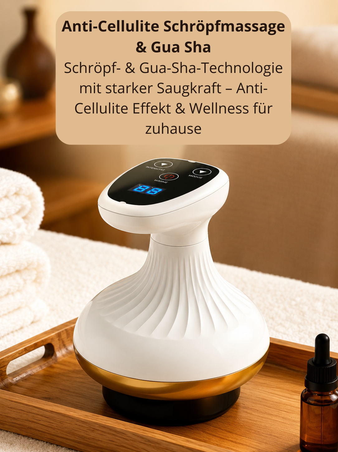 Elektrisches Gua Sha Massagegerät für straffere Haut